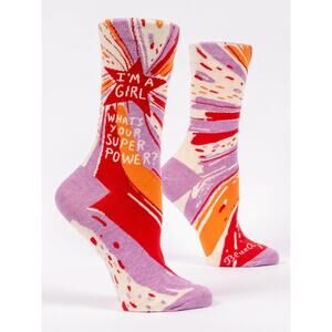 NWT Blue Q Super Power socks